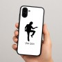 כיסוי בעיצוב אישי עם השם שלך לדגם - Samsung Galaxy A04 בעיצוב רקדן