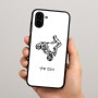 כיסוי בעיצוב אישי עם השם שלך לדגם - Samsung Galaxy A04 בעיצוב רוכב טרקטורונים
