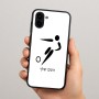 כיסוי בעיצוב אישי עם השם שלך לדגם - Samsung Galaxy A04 בעיצוב כדורגל אולימפי
