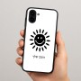כיסוי בעיצוב אישי עם השם שלך לדגם - Samsung Galaxy A04 בעיצוב שמש