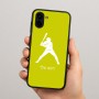 כיסוי בעיצוב אישי עם השם שלך לדגם - Samsung Galaxy A04 בעיצוב שחקן בייסבול