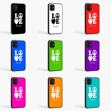 כיסוי בעיצוב אישי עם השם שלך לדגם - Samsung Galaxy A07 4G בעיצוב אהבה