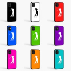 כיסוי בעיצוב אישי עם השם שלך לדגם - Samsung Galaxy A07 4G בעיצוב שחקן גולף