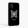 כיסוי בעיצוב אישי עם השם שלך לדגם - Samsung Galaxy A07 4G בעיצוב פרפר