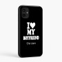 כיסוי בעיצוב אישי עם השם שלך לדגם - Samsung Galaxy A07 4G בעיצוב אוהבת את החבר שלי