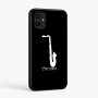 כיסוי בעיצוב אישי עם השם שלך לדגם - Samsung Galaxy A07 4G בעיצוב סקסופון