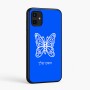 כיסוי בעיצוב אישי עם השם שלך לדגם - Samsung Galaxy A07 4G בעיצוב פרפר