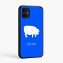 כיסוי בעיצוב אישי עם השם שלך לדגם - Samsung Galaxy A07 4G בעיצוב חזיר