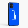 כיסוי בעיצוב אישי עם השם שלך לדגם - Samsung Galaxy A07 4G בעיצוב סקסופון