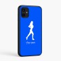 כיסוי בעיצוב אישי עם השם שלך לדגם - Samsung Galaxy A07 4G בעיצוב רץ רץ אישה