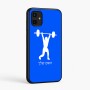 כיסוי בעיצוב אישי עם השם שלך לדגם - Samsung Galaxy A07 4G בעיצוב הרמת משקולות