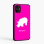 כיסוי בעיצוב אישי עם השם שלך לדגם - Samsung Galaxy A07 4G בעיצוב קרנף