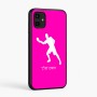 כיסוי בעיצוב אישי עם השם שלך לדגם - Samsung Galaxy A07 4G בעיצוב שחקן פינג פונג