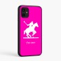 כיסוי בעיצוב אישי עם השם שלך לדגם - Samsung Galaxy A07 4G בעיצוב שחקן פולו - סוס