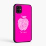 כיסוי בעיצוב אישי עם השם שלך לדגם - Samsung Galaxy A07 4G בעיצוב הדפס תפוח