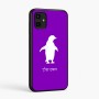 כיסוי בעיצוב אישי עם השם שלך לדגם - Samsung Galaxy A07 4G בעיצוב פינגווין