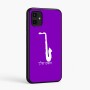 כיסוי בעיצוב אישי עם השם שלך לדגם - Samsung Galaxy A07 4G בעיצוב סקסופון