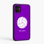 כיסוי בעיצוב אישי עם השם שלך לדגם - Samsung Galaxy A07 4G בעיצוב כדור כדורעף