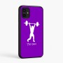 כיסוי בעיצוב אישי עם השם שלך לדגם - Samsung Galaxy A07 4G בעיצוב הרמת משקולות