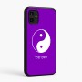 כיסוי בעיצוב אישי עם השם שלך לדגם - Samsung Galaxy A07 4G בעיצוב סמל יינג יאנג