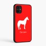 כיסוי בעיצוב אישי עם השם שלך לדגם - Samsung Galaxy A07 4G בעיצוב סוס
