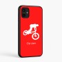 כיסוי בעיצוב אישי עם השם שלך לדגם - Samsung Galaxy A07 4G בעיצוב רוכב אופניים