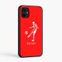 כיסוי בעיצוב אישי עם השם שלך לדגם - Samsung Galaxy A07 4G בעיצוב שחקן כדורגל