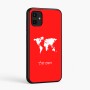 כיסוי בעיצוב אישי עם השם שלך לדגם - Samsung Galaxy A07 4G בעיצוב מפת העולם