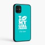כיסוי בעיצוב אישי עם השם שלך לדגם - Samsung Galaxy A07 4G בעיצוב לנשק את החברה שלי