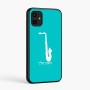 כיסוי בעיצוב אישי עם השם שלך לדגם - Samsung Galaxy A07 4G בעיצוב סקסופון