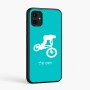 כיסוי בעיצוב אישי עם השם שלך לדגם - Samsung Galaxy A07 4G בעיצוב רוכב אופניים