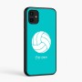 כיסוי בעיצוב אישי עם השם שלך לדגם - Samsung Galaxy A07 4G בעיצוב כדור כדורעף