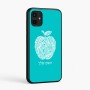 כיסוי בעיצוב אישי עם השם שלך לדגם - Samsung Galaxy A07 4G בעיצוב הדפס תפוח
