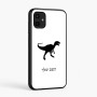 כיסוי בעיצוב אישי עם השם שלך לדגם - Samsung Galaxy A07 4G בעיצוב דינוזאור