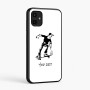 כיסוי בעיצוב אישי עם השם שלך לדגם - Samsung Galaxy A07 4G בעיצוב ילד סקייטבורד