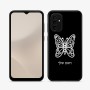 כיסוי בעיצוב אישי עם השם שלך לדגם - Samsung Galaxy A07 4G בעיצוב פרפר