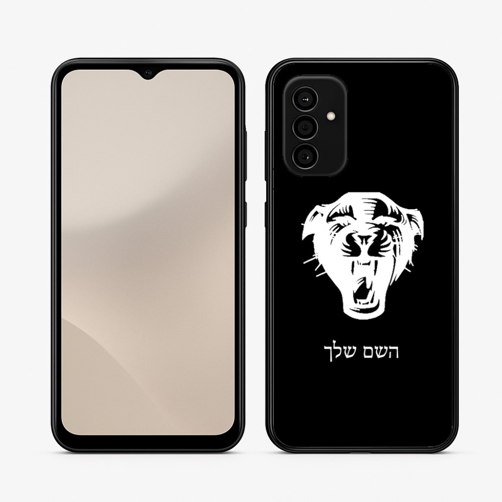 כיסוי בעיצוב אישי עם השם שלך לדגם - Samsung Galaxy A07 4G בעיצוב פני פנטרה