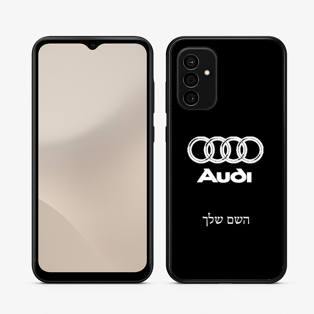 כיסוי בעיצוב אישי עם השם שלך לדגם - Samsung Galaxy A07 4G בעיצוב אאודי
