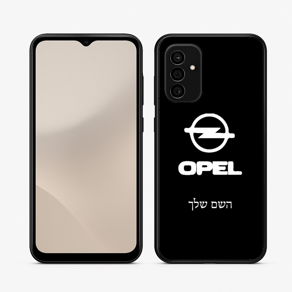 כיסוי בעיצוב אישי עם השם שלך לדגם - Samsung Galaxy A07 4G בעיצוב אופל
