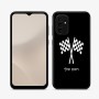 כיסוי בעיצוב אישי עם השם שלך לדגם - Samsung Galaxy A07 4G בעיצוב דגל המירוץ