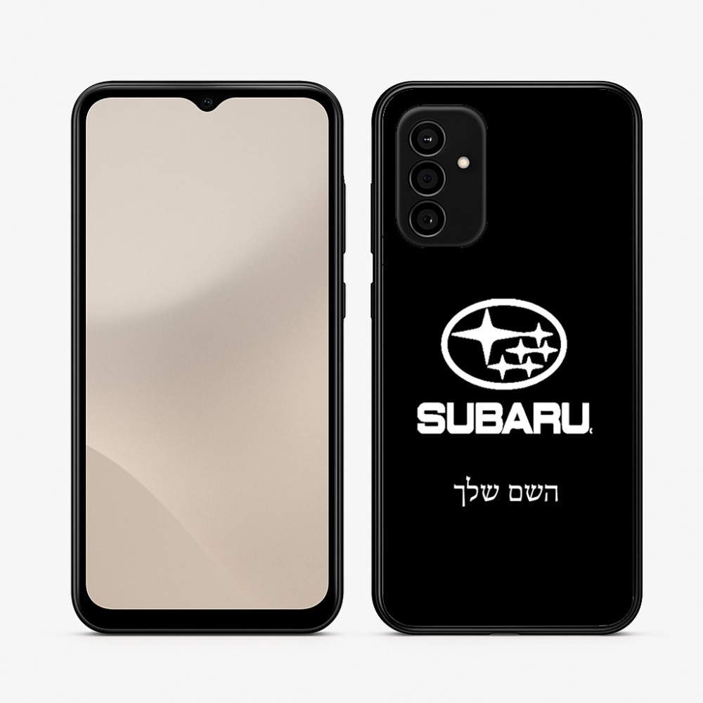 כיסוי בעיצוב אישי עם השם שלך לדגם - Samsung Galaxy A07 4G בעיצוב סובארו