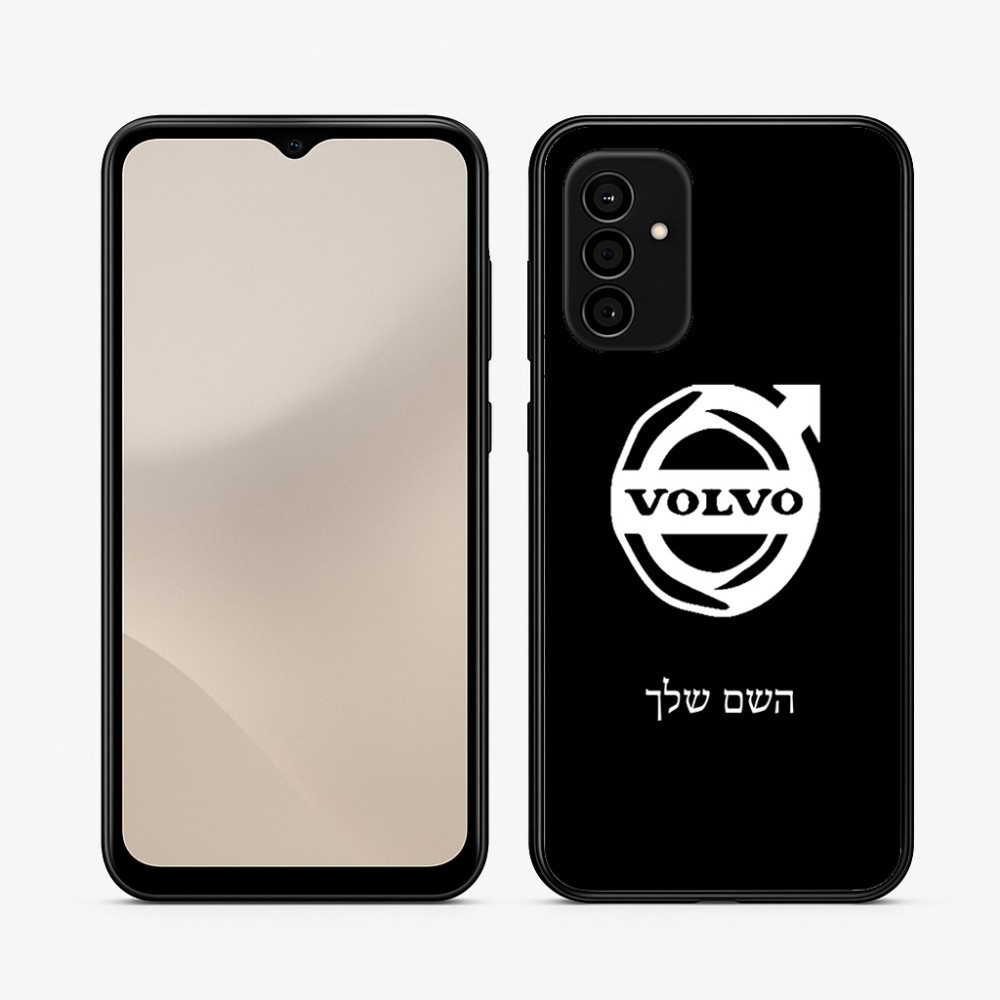 כיסוי בעיצוב אישי עם השם שלך לדגם - Samsung Galaxy A07 4G בעיצוב וולוו