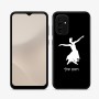כיסוי בעיצוב אישי עם השם שלך לדגם - Samsung Galaxy A07 4G בעיצוב בלרינה