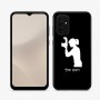 כיסוי בעיצוב אישי עם השם שלך לדגם - Samsung Galaxy A07 4G בעיצוב צלמת - אישה