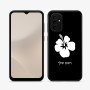 כיסוי בעיצוב אישי עם השם שלך לדגם - Samsung Galaxy A07 4G בעיצוב פרח היביסקוס