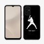 כיסוי בעיצוב אישי עם השם שלך לדגם - Samsung Galaxy A07 4G בעיצוב שחקן בייסבול