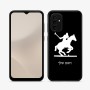 כיסוי בעיצוב אישי עם השם שלך לדגם - Samsung Galaxy A07 4G בעיצוב שחקן פולו - סוס