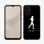כיסוי בעיצוב אישי עם השם שלך לדגם - Samsung Galaxy A07 4G בעיצוב רץ רץ אישה