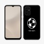 כיסוי בעיצוב אישי עם השם שלך לדגם - Samsung Galaxy A07 4G בעיצוב כדורגל כדור כדורגל