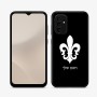 כיסוי בעיצוב אישי עם השם שלך לדגם - Samsung Galaxy A07 4G בעיצוב פרחי פרחים - צרפת